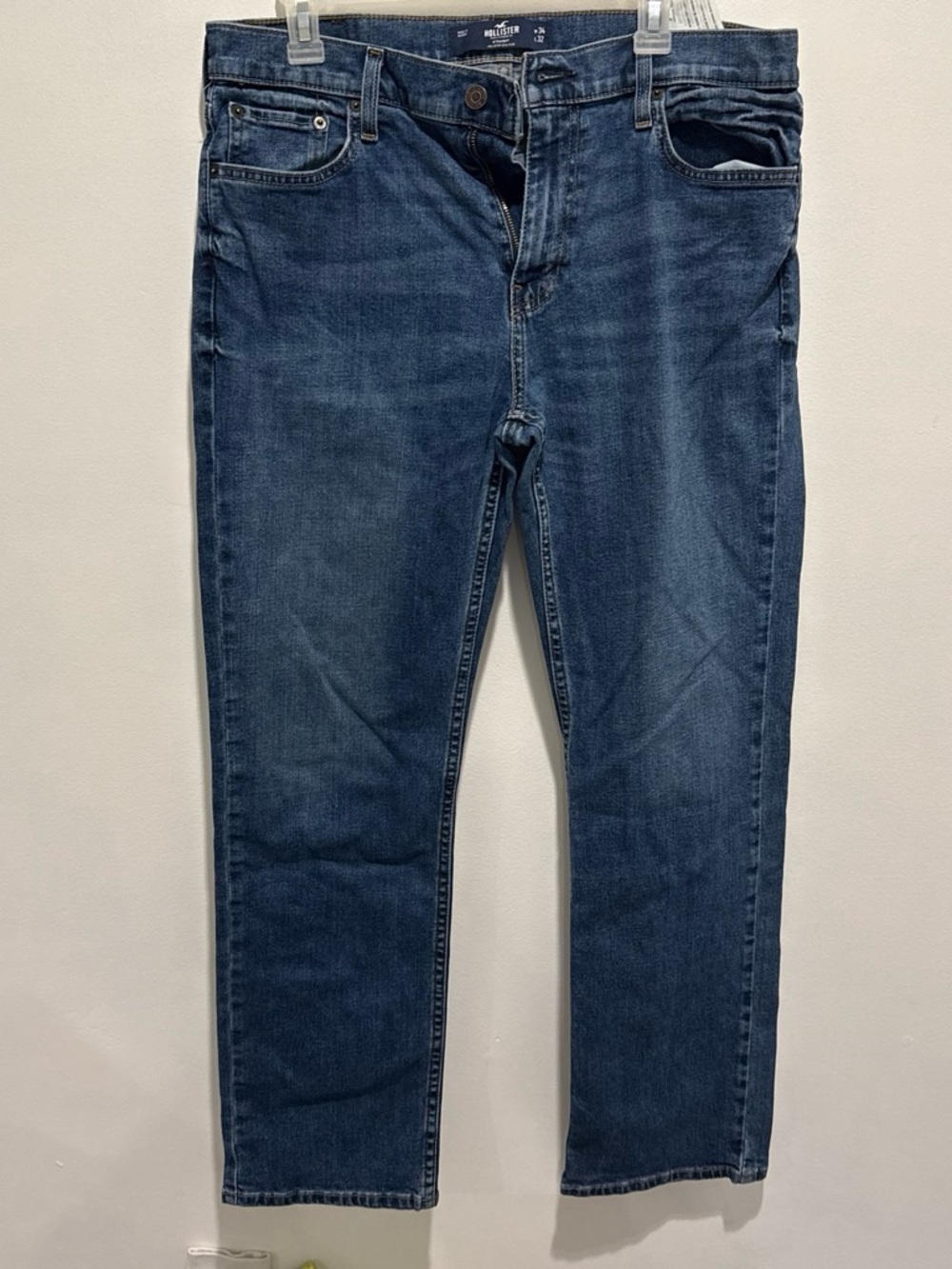 Hollister Men's Dark Indigo Slim Jeans